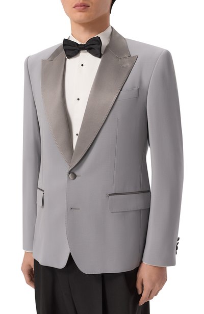 Смокинг из шерсти и шелка DOLCE & GABBANA, арт. G2XE6T/FUBG3, фото 3