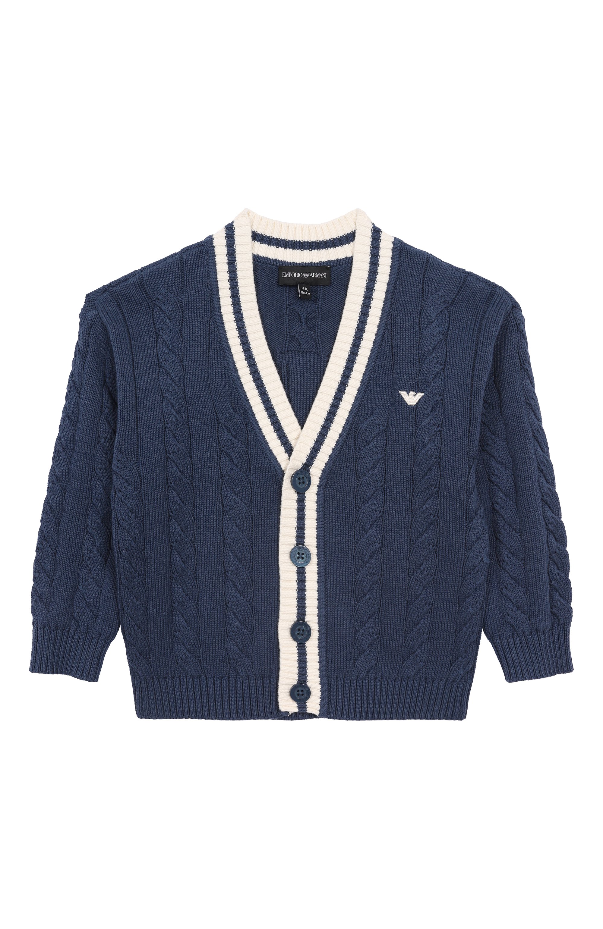 Хлопковый кардиган EMPORIO ARMANI, арт. EB000296/AF13945, фото 1