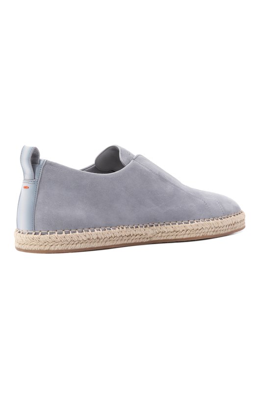 Замшевые эспадрильи Cleanic Santoni MBCG22091PBTTAYX Голубой  MBCG22091PBTTAYX Фото 5