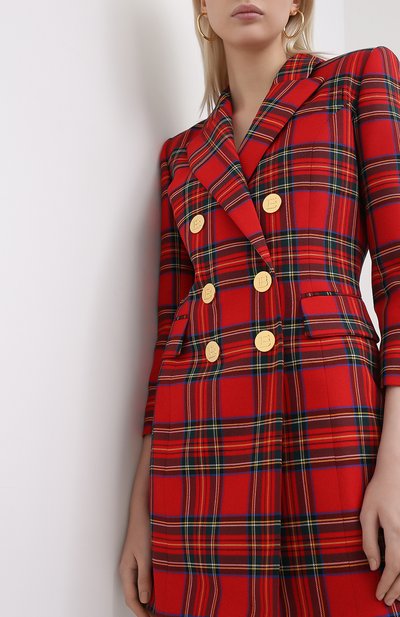 Шерстяное платье BALMAIN, арт. UF16222/W085, фото 3