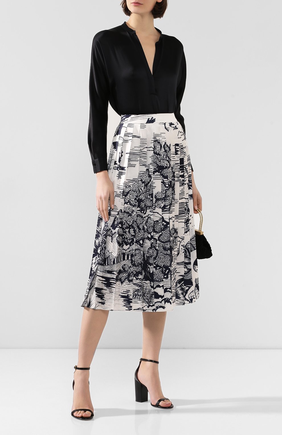 Юбка VICTORIA, VICTORIA BECKHAM разноцветного цвета по цене 34650 руб., арт. 2419WSK000111B, фото 2 Юбка VICTORIA, VICTORIA BECKHAM, арт. 2419WSK000111B, фото 2