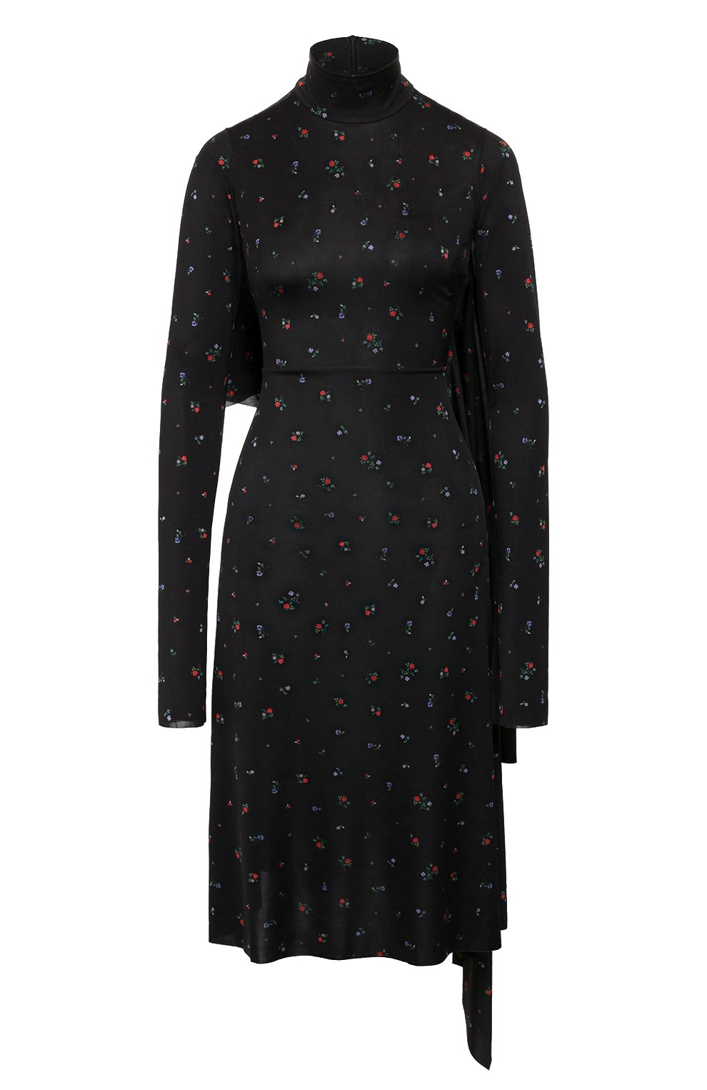 Платье VETEMENTS черного цвета по цене 93750 руб., арт. WAH20DR405/BLACK FL0WERS, фото 1 Платье VETEMENTS, арт. WAH20DR405/BLACK FL0WERS, фото 1
