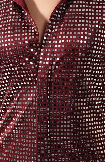 Платье BOTTEGA VENETA бордового цвета по цене 257500 руб., арт. 590111/VKFI0, фото 5 Платье BOTTEGA VENETA, арт. 590111/VKFI0, фото 5