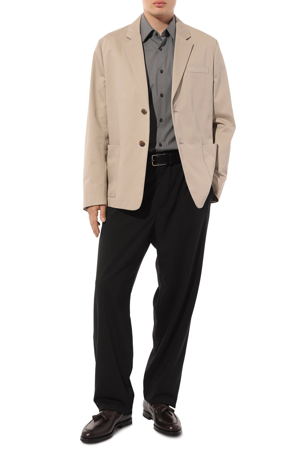 Кожаные лоферы W.GIBBS, арт. 0354001/LUX ANIL, фото 2