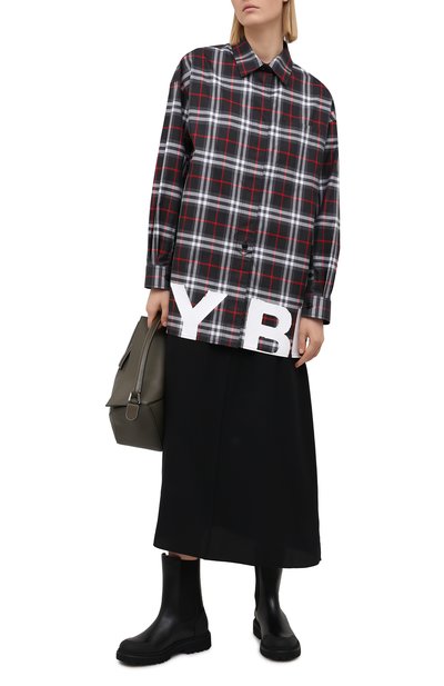 Хлопковая рубашка BURBERRY, арт. 8038144, фото 2