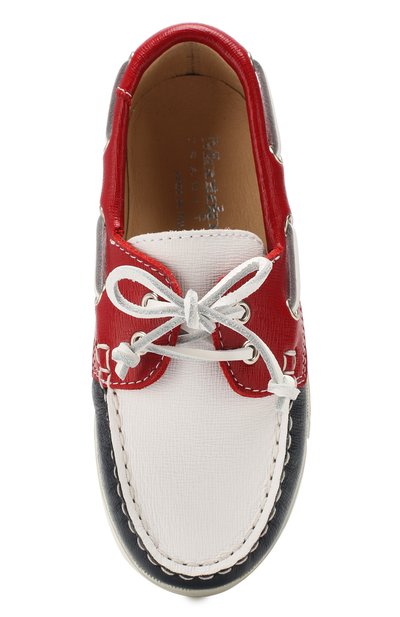 Кожаные топсайдеры MONTELPARE TRADITION, арт. MT20453/18-27, фото 4