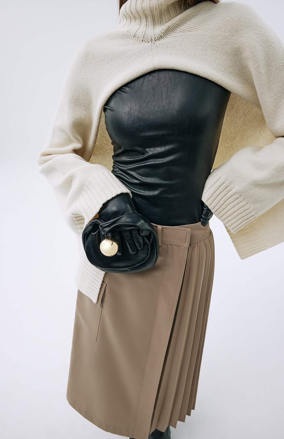 Шерстяной шарф-манишка JIL SANDER, арт. J02ZZ0105/J14513, фото 7