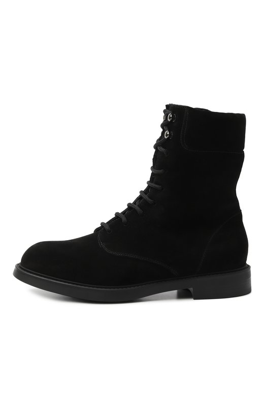 Замшевые ботинки Doucal's DD8838BRUGPN730N Чёрный  DD8838BRUGPN730N Фото 4