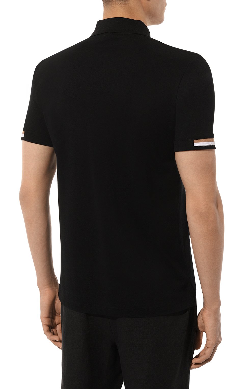 Хлопковое поло BOSS, арт. 50467113, фото 4