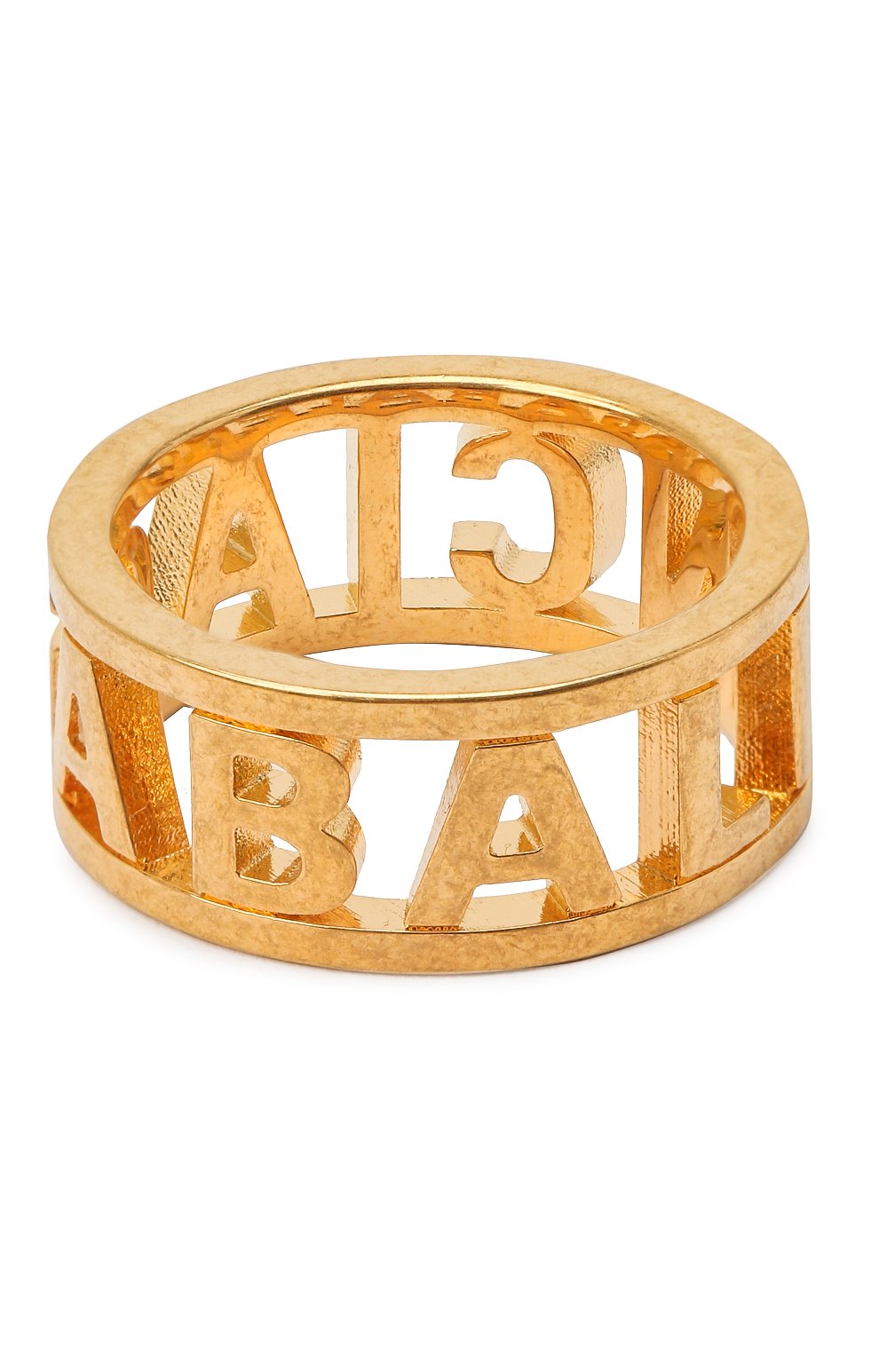 Кольцо BALENCIAGA золотого цвета по цене 24350 руб., арт. 624383/TZ99G, фото 1 Кольцо BALENCIAGA, арт. 624383/TZ99G, фото 1