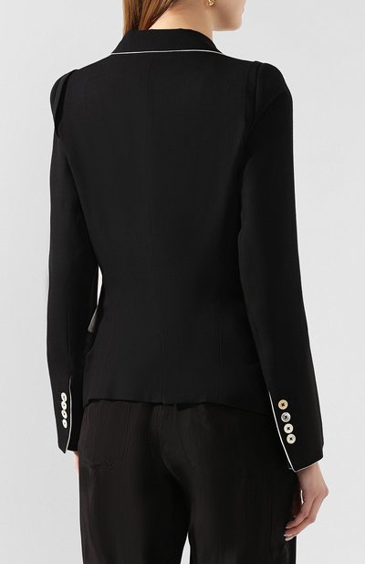 Шерстяной жакет ANN DEMEULEMEESTER, арт. 2001-1004-P-170-098, фото 4