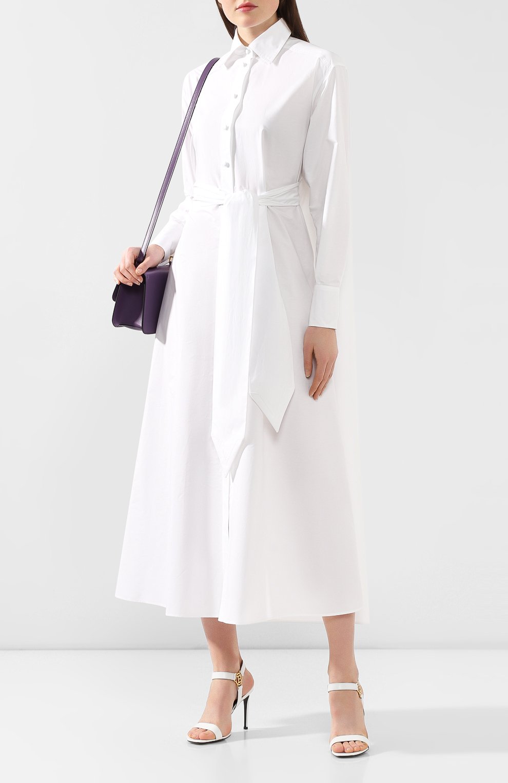 Хлопковое платье VALENTINO, арт. TB3VAQD54HP, фото 2