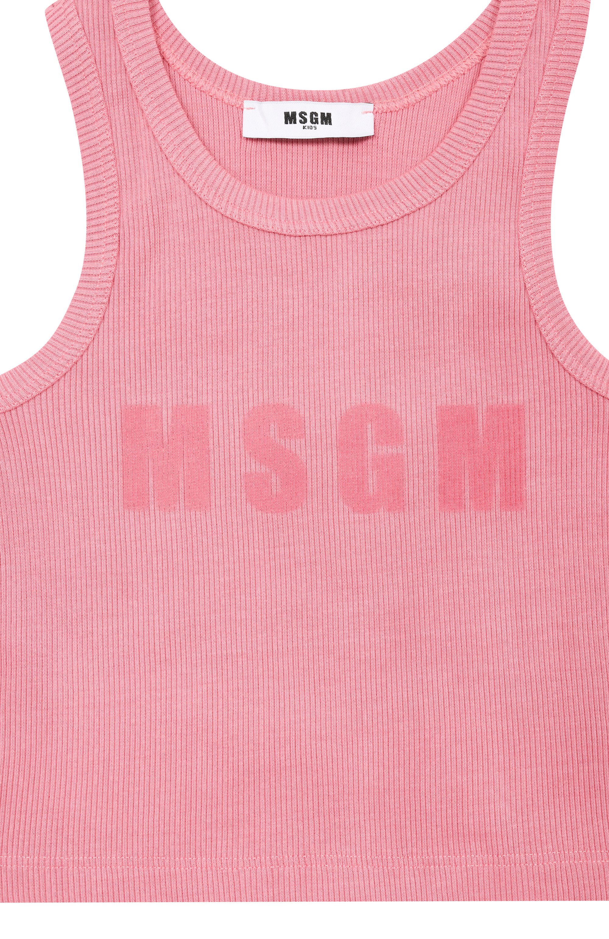 Хлопковая майка MSGM KIDS, арт. S6MSJGTA159, фото 3