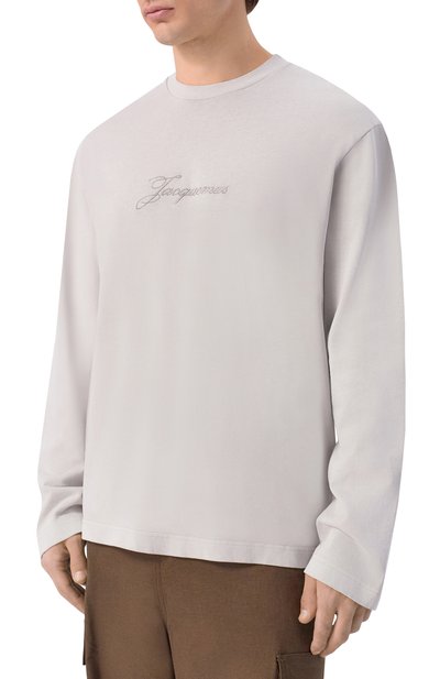Хлопковый лонгслив JACQUEMUS, арт. 26ETSM00632/AJ00045, фото 3