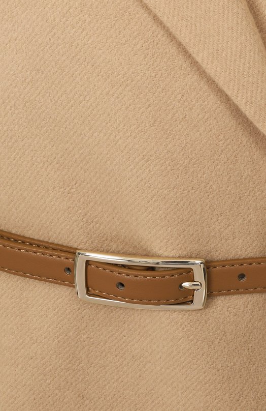 Полупальто из шерсти и кашемира Max Mara Studio BLASY Бежевый  BLASY Фото 6