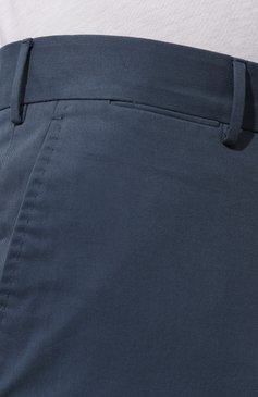 Мужские брюки из хлопка и кашемира ZEGNA синего цвета, арт. 729F00A7/77TB12 | Фото 5 (Материал внешний: Хлопок; Драгоценные камни: Проставлено; Длина (брюки, джинсы): Стандартные; Материал сплава: Проставлено; Случай: Повседневный; Силуэт М (брюки): Чиносы; Стили: Кэжуэл)