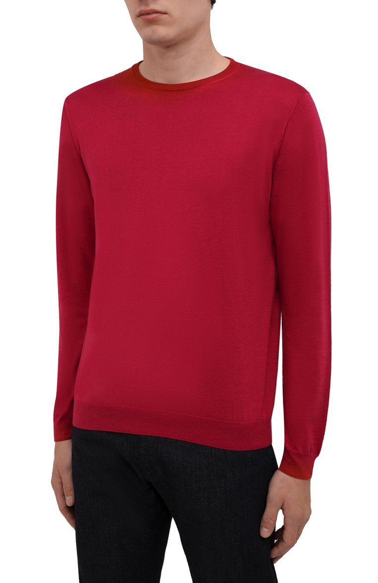 Джемпер из шелка и хлопка GIORGIO ARMANI, арт. 3HSM37/SM63Z, фото 1