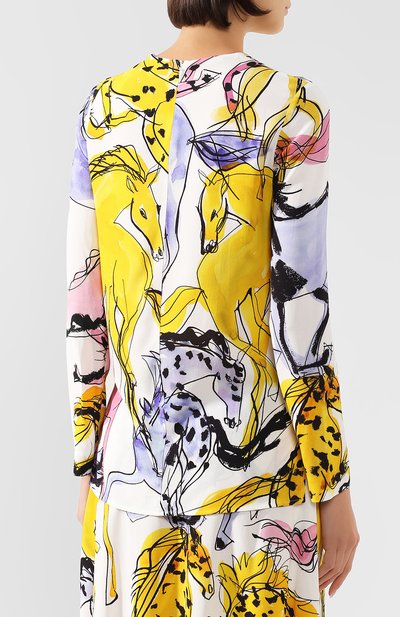 Блузка из вискозы STELLA MCCARTNEY, арт. 411686/S0A08, фото 4