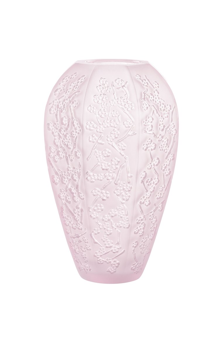 Ваза sakura LALIQUE светло-розового цвета, арт. 10724000 | Фото 1 (Региональные ограничения белый список (Axapta Mercury): Не проставлено; Нос: Не проставлено; Ограничения доставки: fragile-2)
