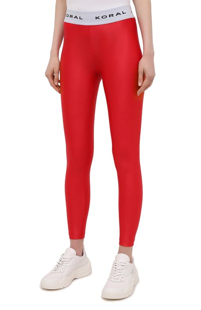 Легинсы KORAL красного цвета по цене 10650 руб., арт. A2328S04, фото 3 Легинсы KORAL, арт. A2328S04, фото 3