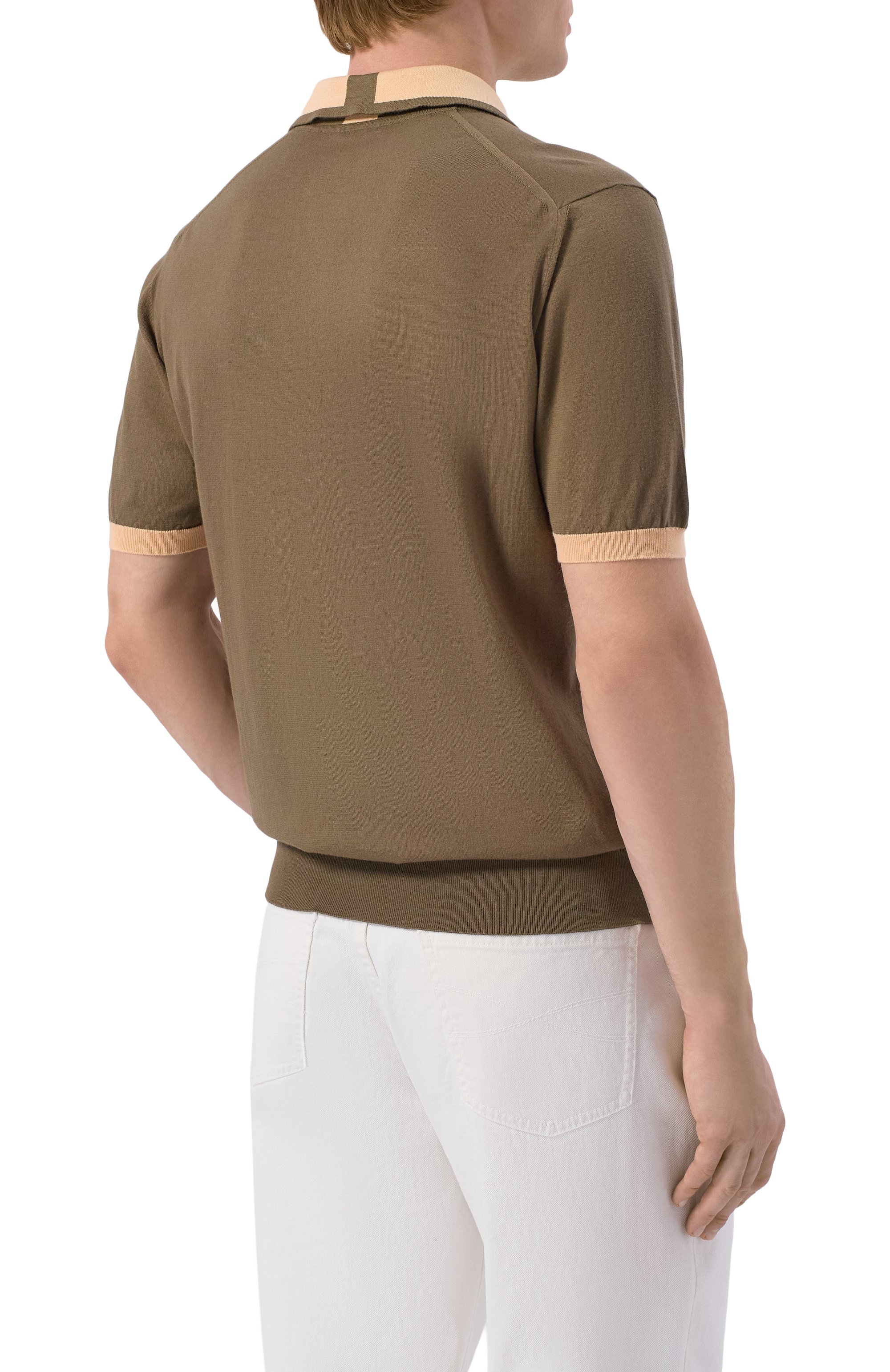 Хлопковое поло KITON, арт. UMK0571, фото 4