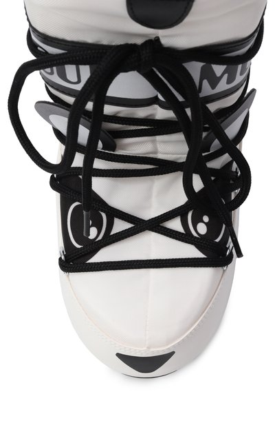 Утепленные сапоги MOON BOOT черно-белого цвета по цене 17550 руб., арт. 80D3400300, фото 4 Утепленные сапоги MOON BOOT, арт. 80D3400300, фото 4