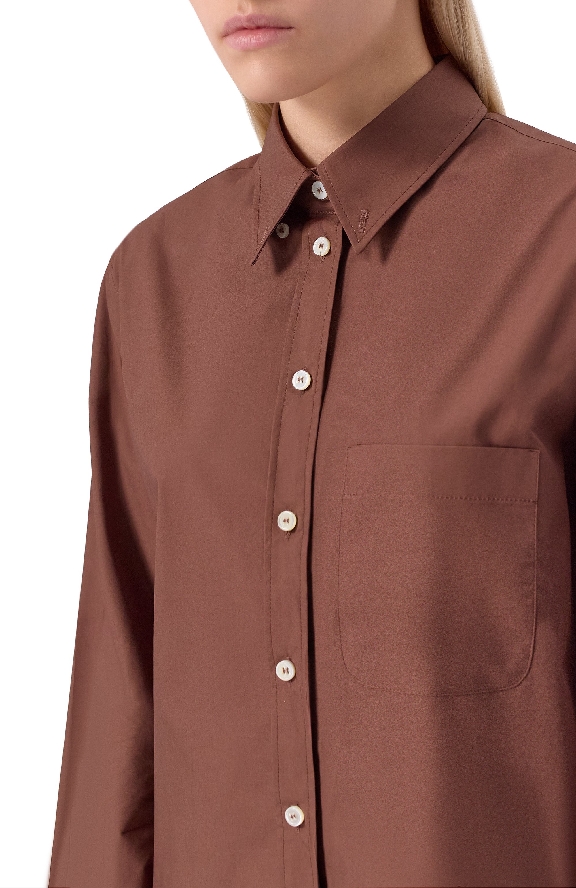 Хлопковая рубашка NOBLE&BRULEE, арт. NB002NB/140725/24, фото 5