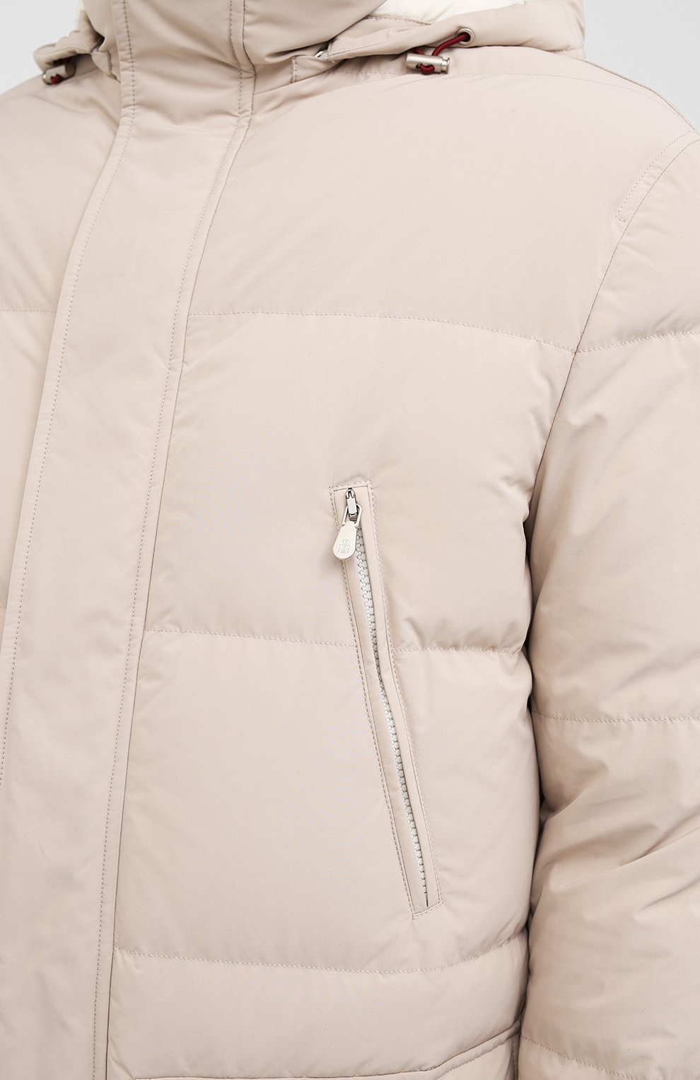 Пуховик BRUNELLO CUCINELLI кремового цвета по цене 457500 руб., арт. MD4791757, фото 5 Пуховик BRUNELLO CUCINELLI, арт. MD4791757, фото 5