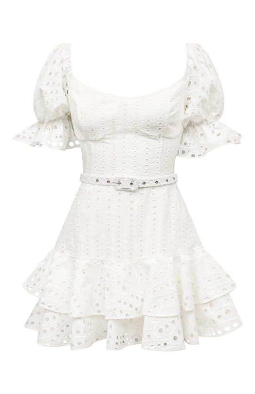 Хлопковое платье Charo Ruiz Ibiza 223615 Белый 223615