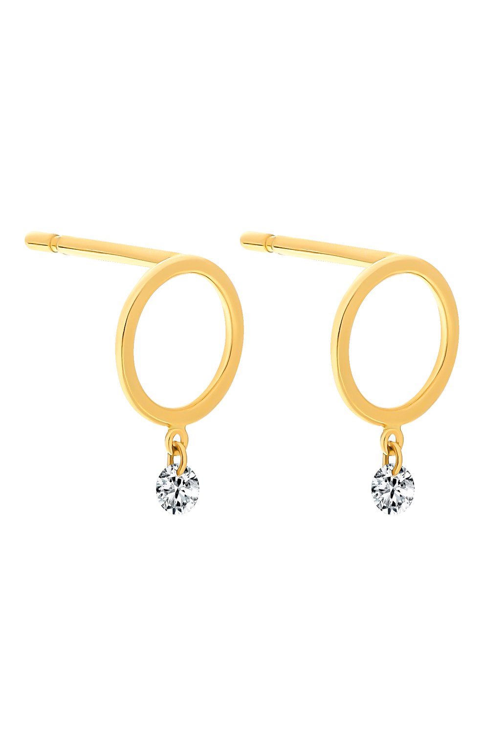 Серьги PERSEE PARIS бесцветного цвета по цене 136500 руб., арт. E73021-YG, фото 2 Серьги PERSEE PARIS, арт. E73021-YG, фото 2