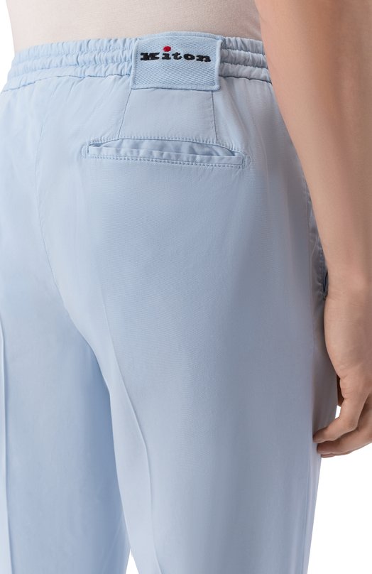 Брюки из лиоцелла Kiton UP1LACRK0609H Голубой  UP1LACRK0609H Фото 5