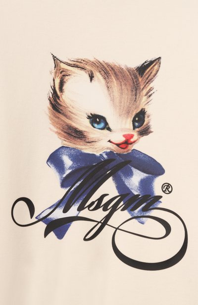 Хлопковое платье MSGM KIDS, арт. F6MSNGDR329, фото 3