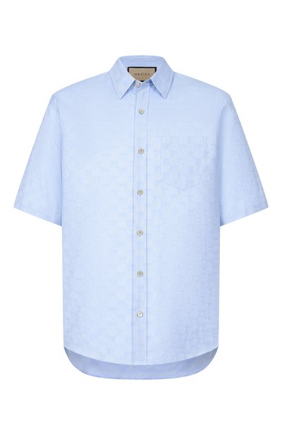 Мужская хлопковая рубашка GUCCI, арт. 770295/ZAM9M