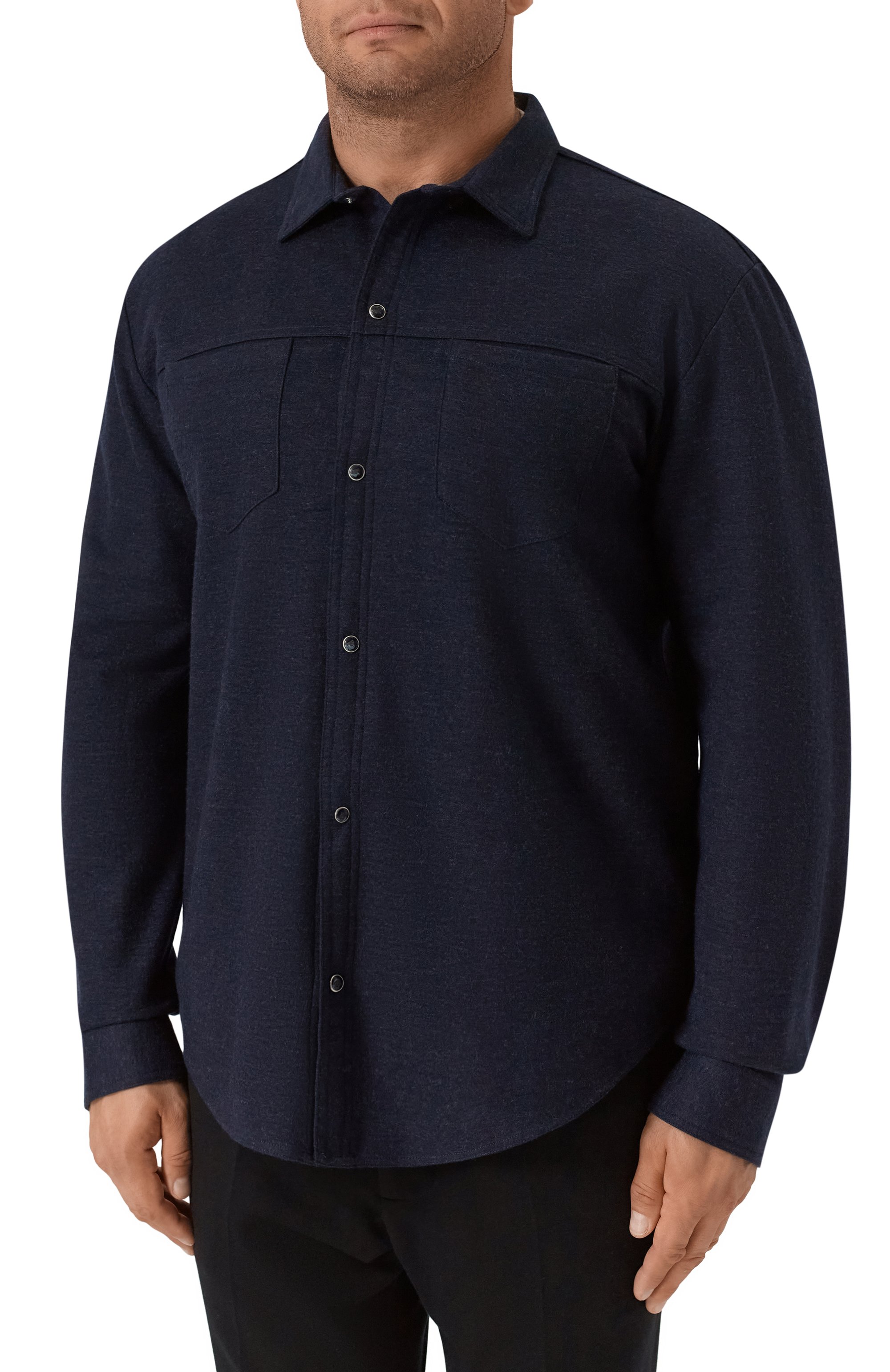 Кашемировая рубашка MARCO PESCAROLO, арт. ZEUS/52Y03, фото 3