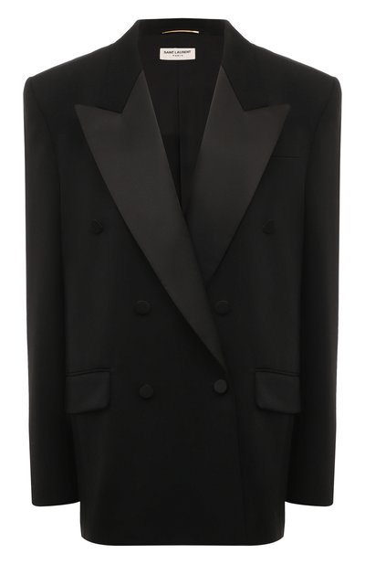 Женский шерстяной жакет SAINT LAURENT, арт. 760580/Y7E63