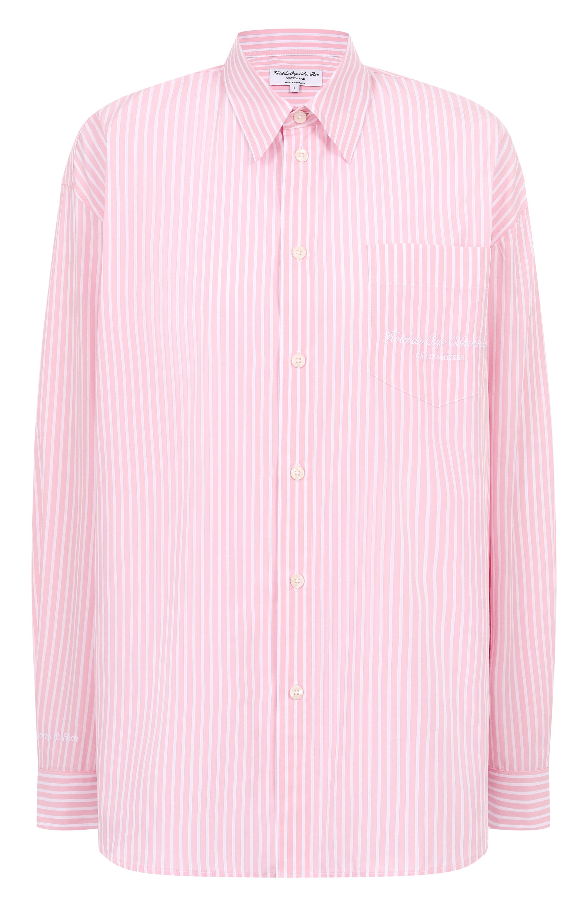 Хлопковая рубашка sporty & rich x hotel du cap-eden-roc SPORTY AND RICH, арт. SI00760673ST64, фото 1