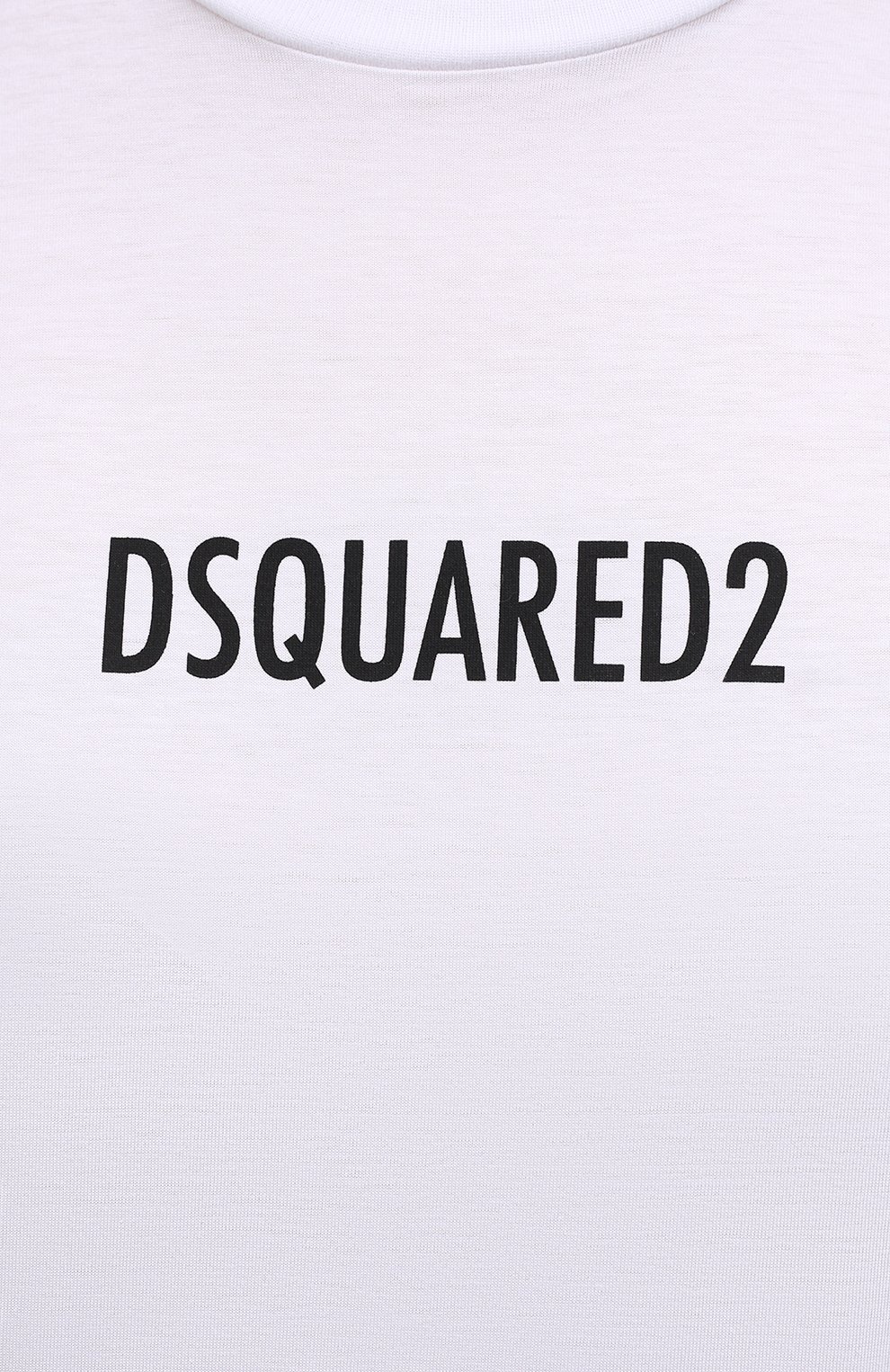 Хлопковая футболка DSQUARED2 белого цвета по цене 19950 руб., арт. S72GD0302/S23009, фото 5 Хлопковая футболка DSQUARED2, арт. S72GD0302/S23009, фото 5