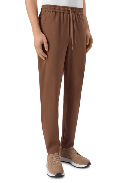 Брюки DUNO коричневого цвета по цене 21550 руб., арт. RAS/TREVI, фото 3 Брюки DUNO, арт. RAS/TREVI, фото 3