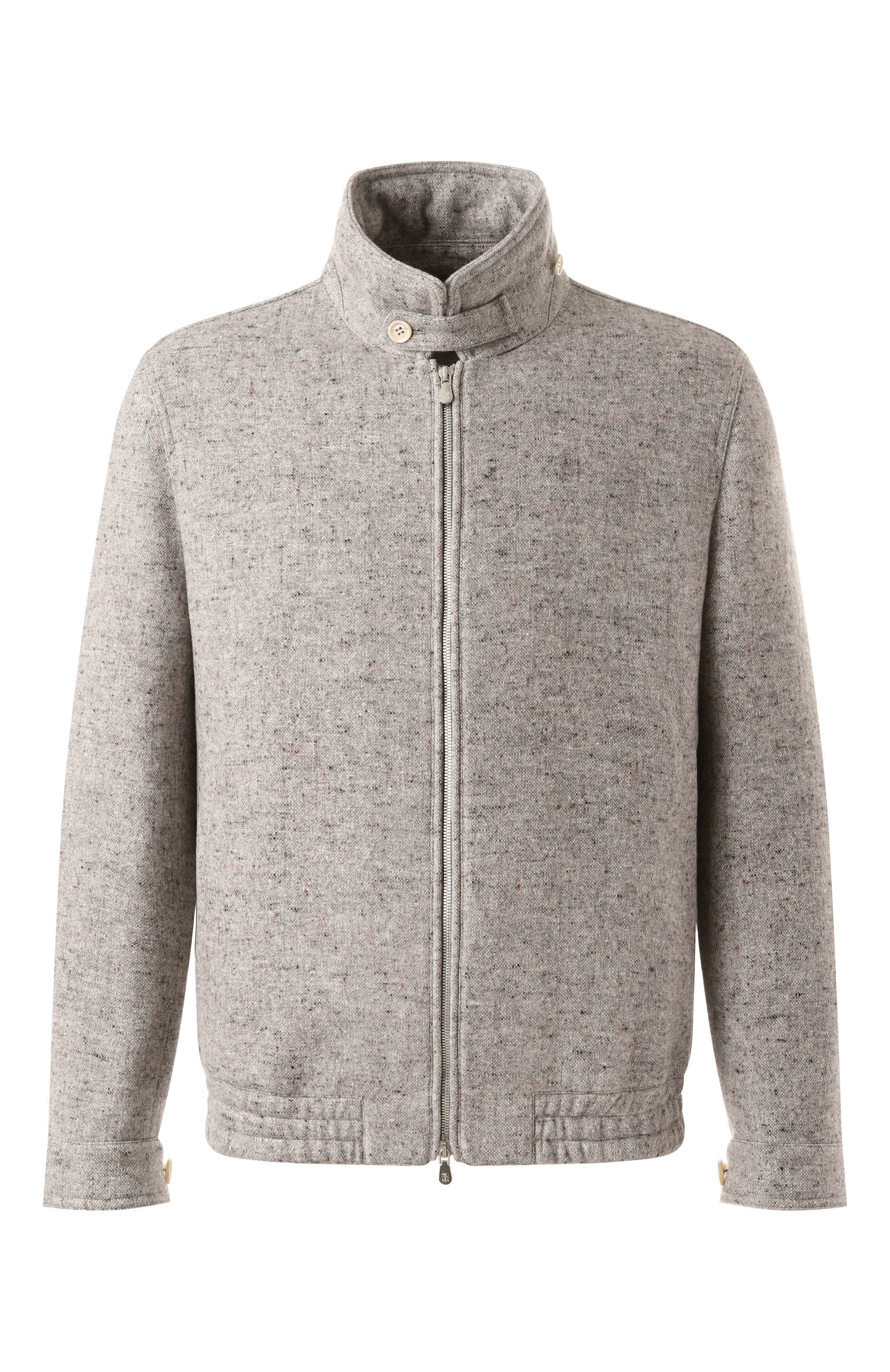 Бомбер из шерсти и шелка BRUNELLO CUCINELLI, арт. MY4936385, фото 1