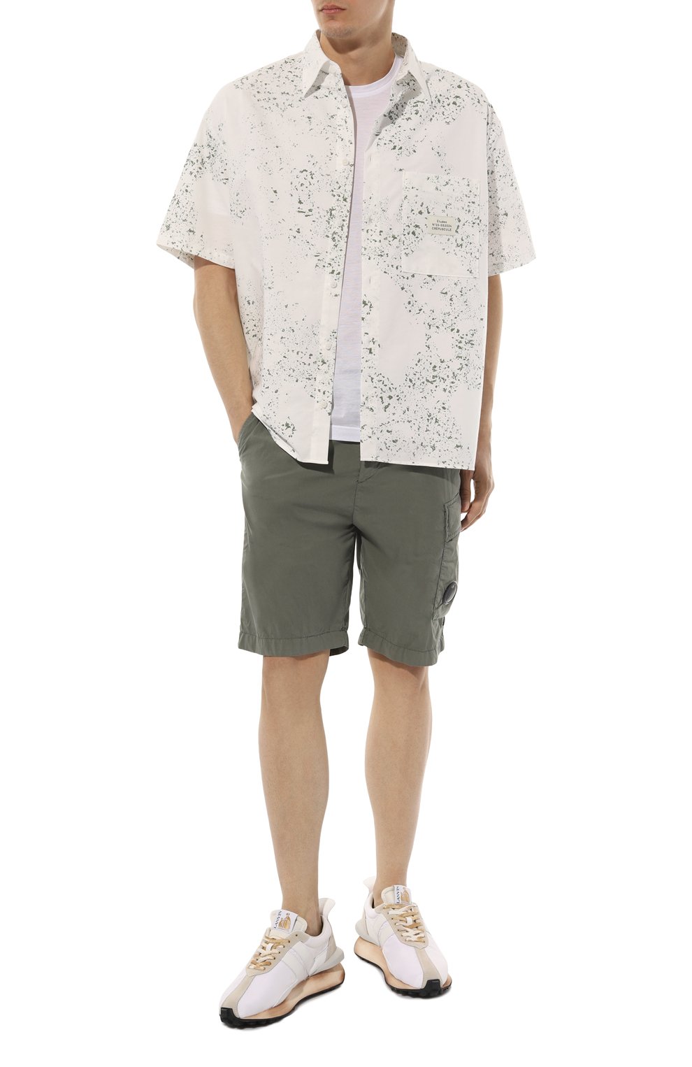 Хлопковые шорты C.P. COMPANY, арт. 16CMBE292A006439G, фото 2