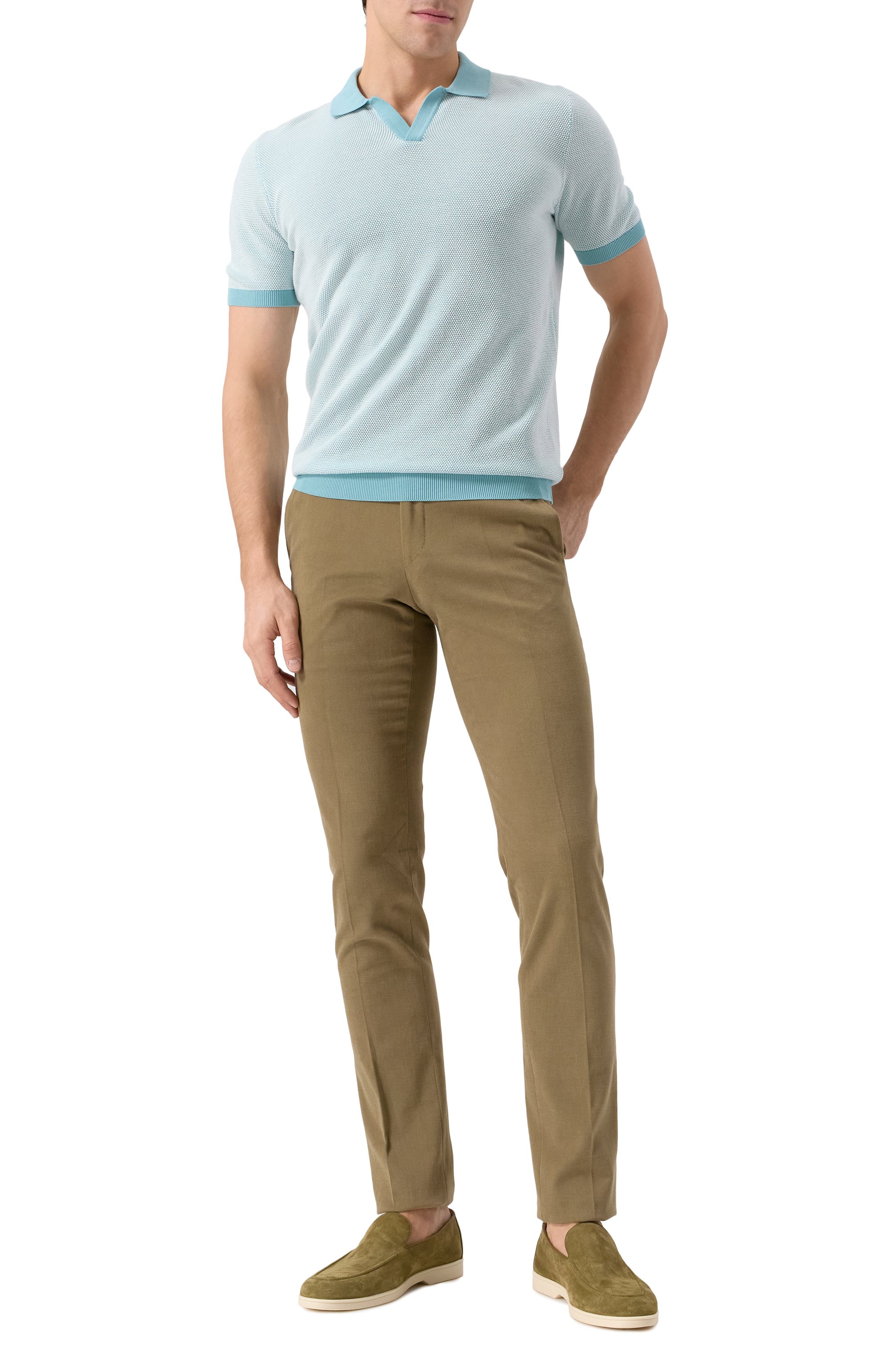 Замшевые лоферы DOUCAL'S, арт. DU3413NWMAUY009G, фото 2