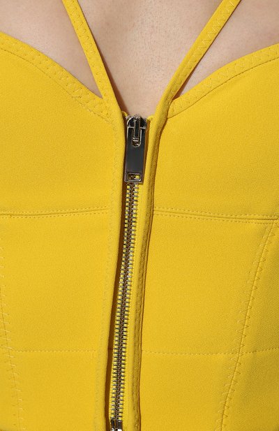 Бра-топ STELLA MCCARTNEY желтого цвета по цене 79700 руб., арт. 604330/SNA28, фото 5 Бра-топ STELLA MCCARTNEY, арт. 604330/SNA28, фото 5
