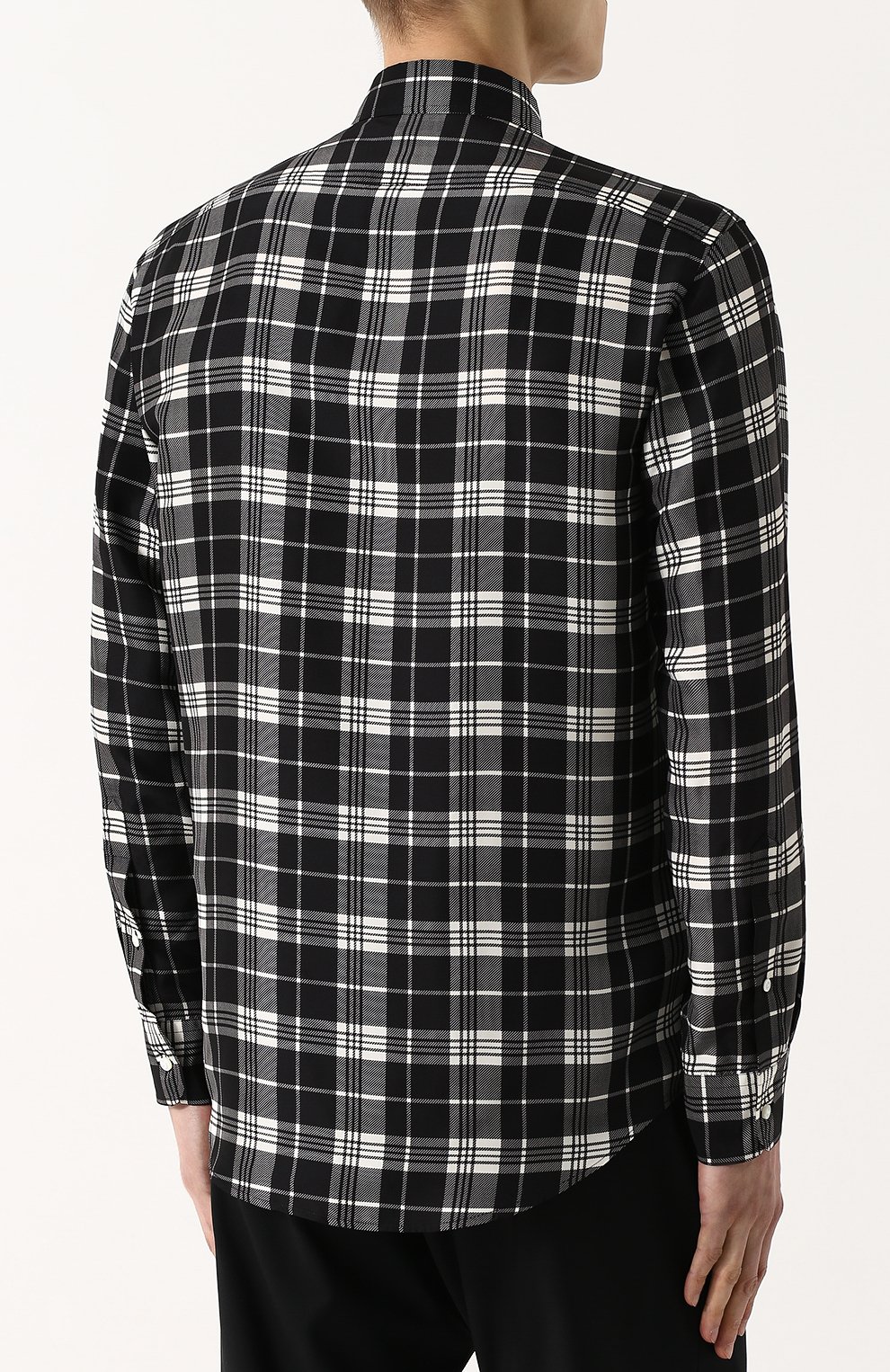 Шелковая рубашка в клетку RALPH LAUREN, арт. 791695307, фото 4