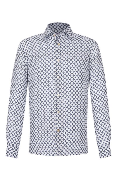 Мужская льняная рубашка KITON, арт. UMCNERH09719