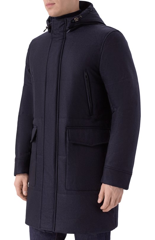 Парка из шерсти и кашемира Andrea Campagna M0D.IMPERAT0/321014GQ Серый  M0D.IMPERAT0/321014GQ Фото 3