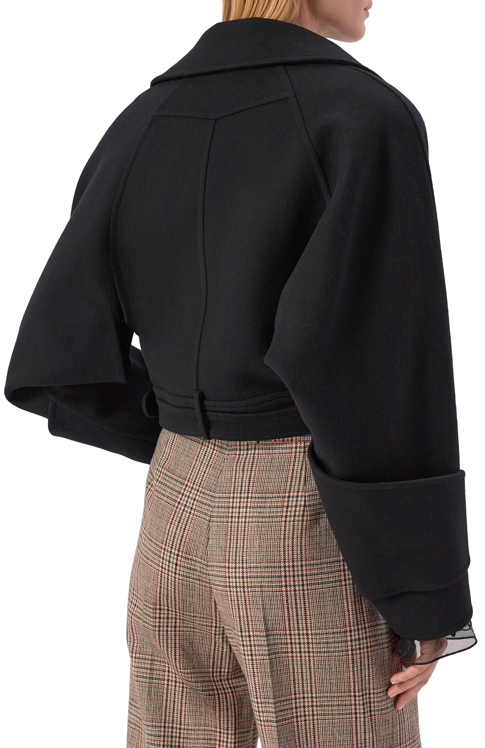 Шерстяное полупальто CHLOÉ, арт. CH25WMA16071, фото 4