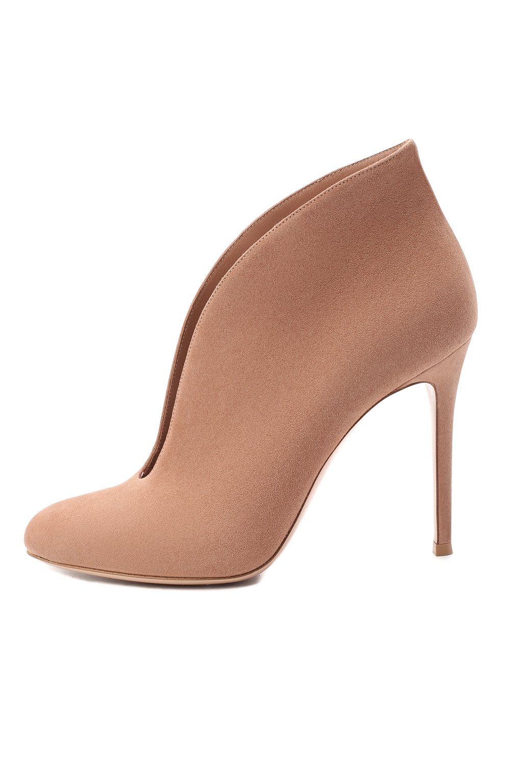 Замшевые ботильоны vamp на шпильке GIANVITO ROSSI, арт. G29450.15RIC.CASPRAL, фото 3