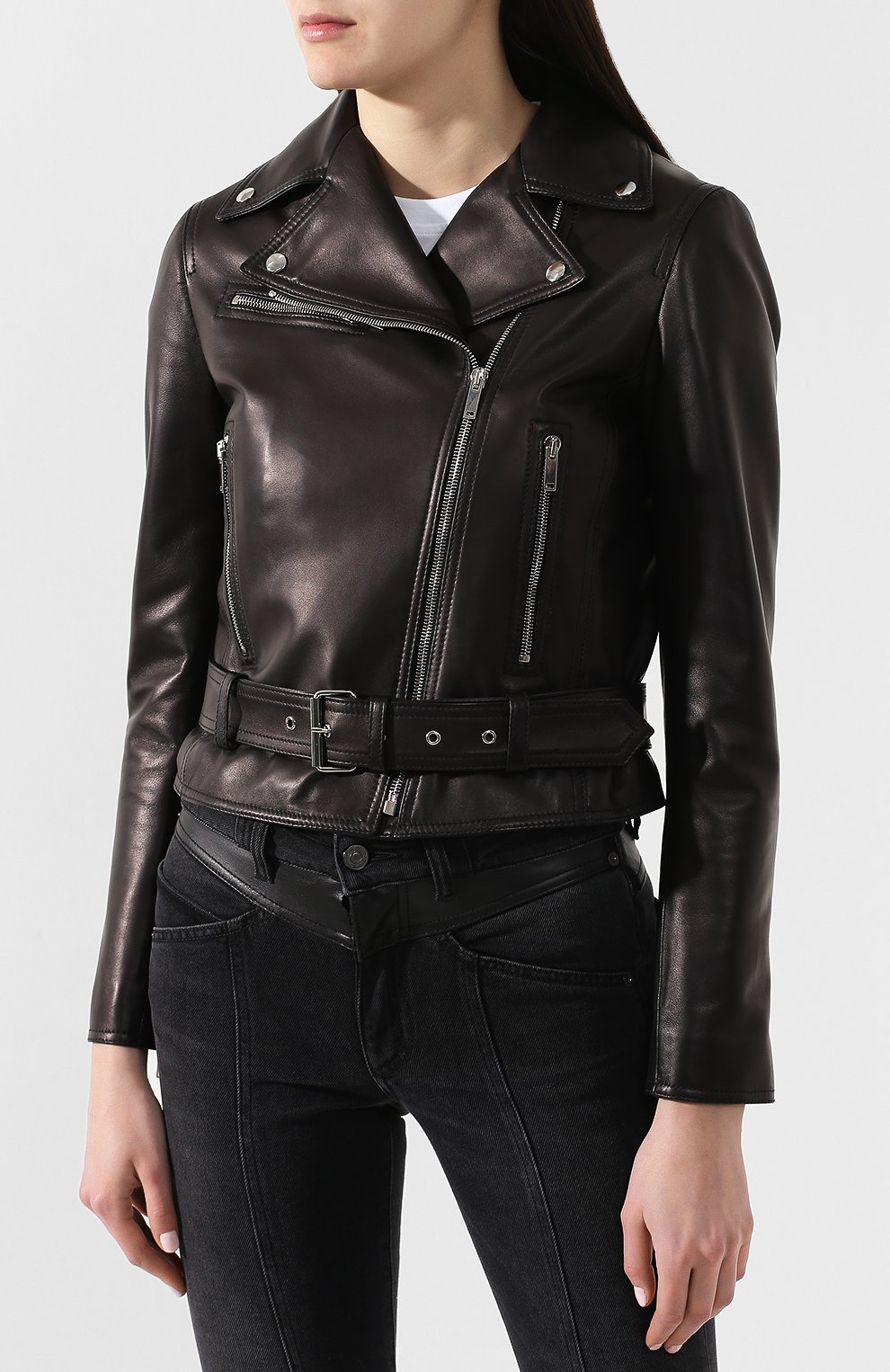 Кожаная куртка VALENTINO, арт. RB3NA04N1YM, фото 3
