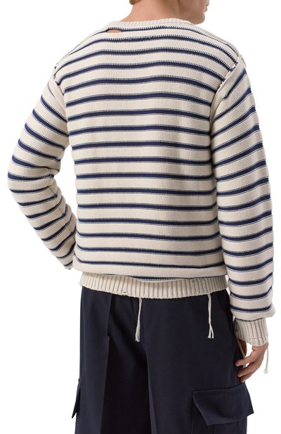 Хлопковый свитер MM6, арт. SH0HL0022/M13080, фото 4