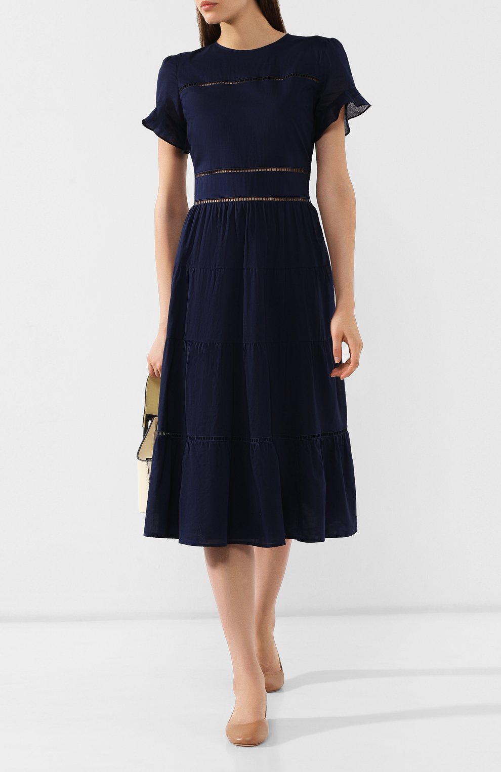 Хлопковое платье MICHAEL MICHAEL KORS, арт. MU98YZH4YJ, фото 2
